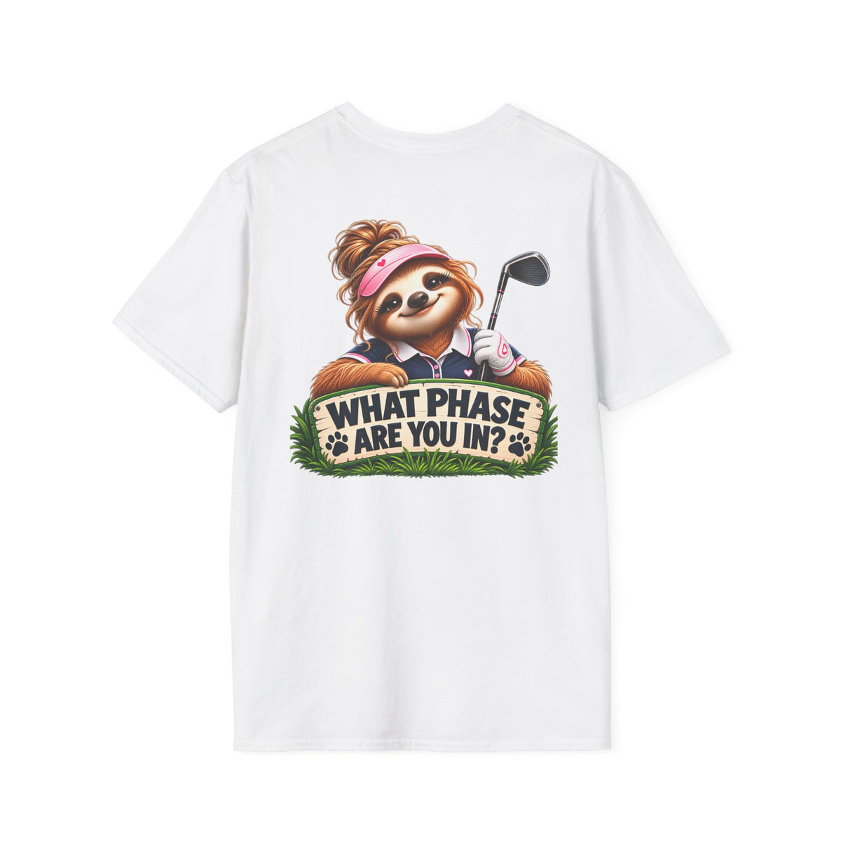 Golf T‑Shirt — "I’m In My Golf Phase" / "What Phase Are You In?" Retro Golf Graphic Tee