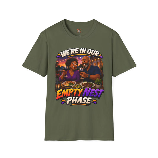 Empty Nest Phase & What Phase Are You In? Funny Retirement T-Shirt