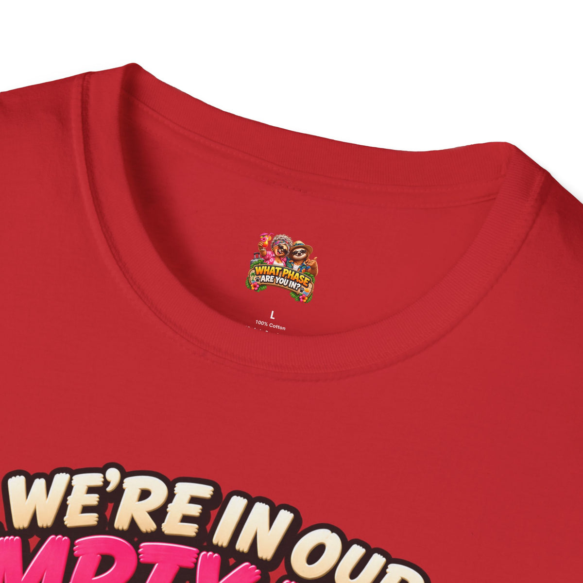 Empty Nest Phase T-Shirt — Fun Retro Parents Retirement Celebration Tee