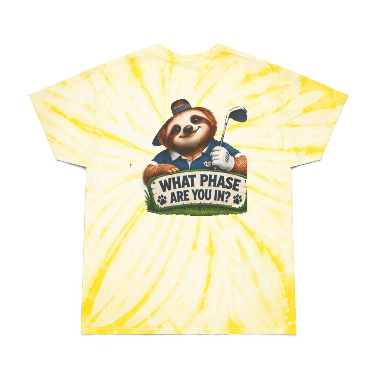 Golf Phase Tie-Dye Tee — "I'm In My Golf Phase" Graphic Shirt