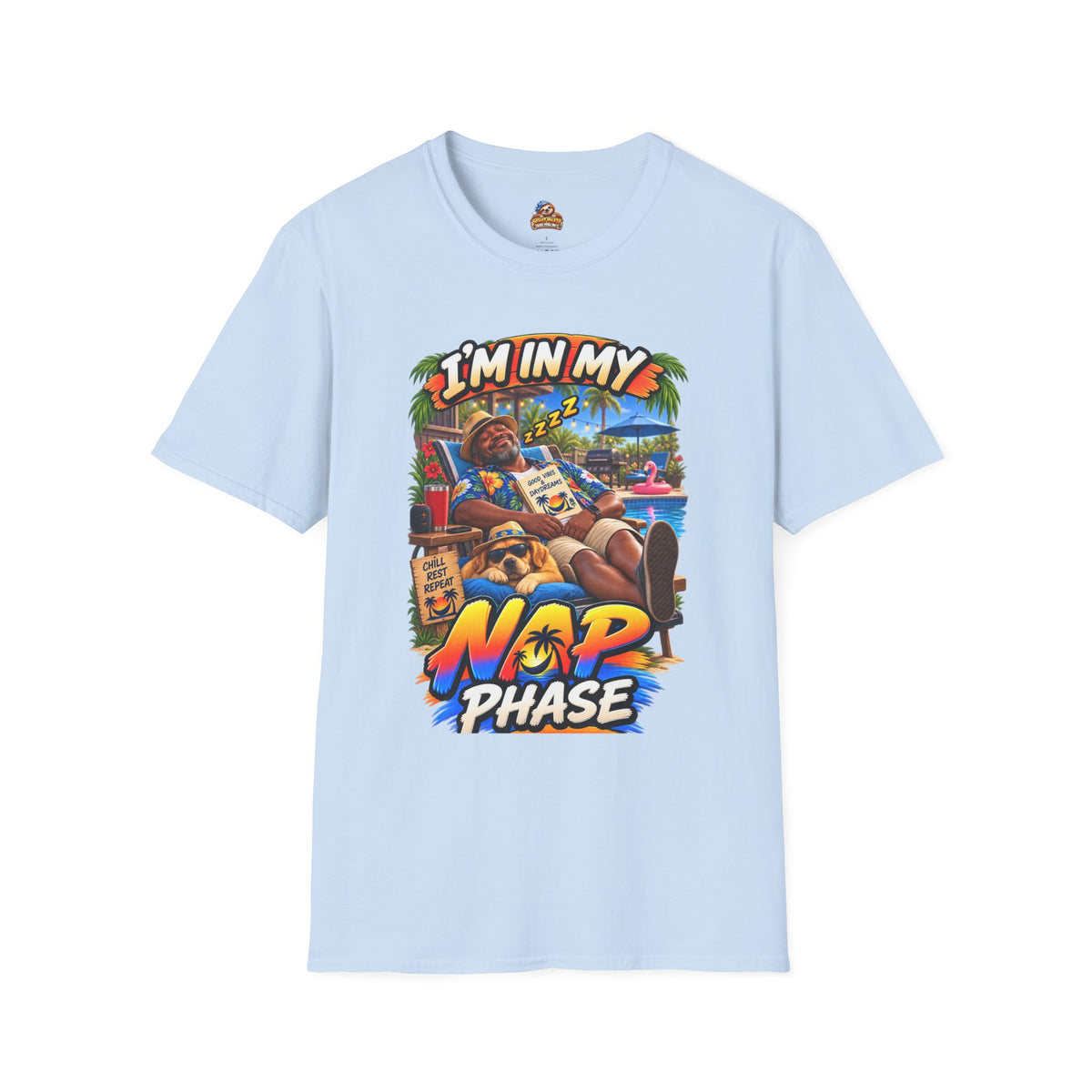 I’m in My Nap Phase Funny Poolside Lounge Graphic T-Shirt