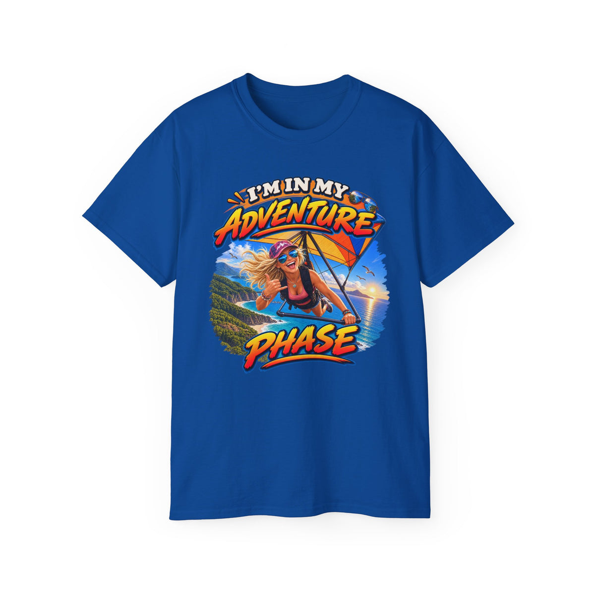 Adventure Phase Graphic Tee — "What Phase Are You In?" Beach Surf T-Shirt