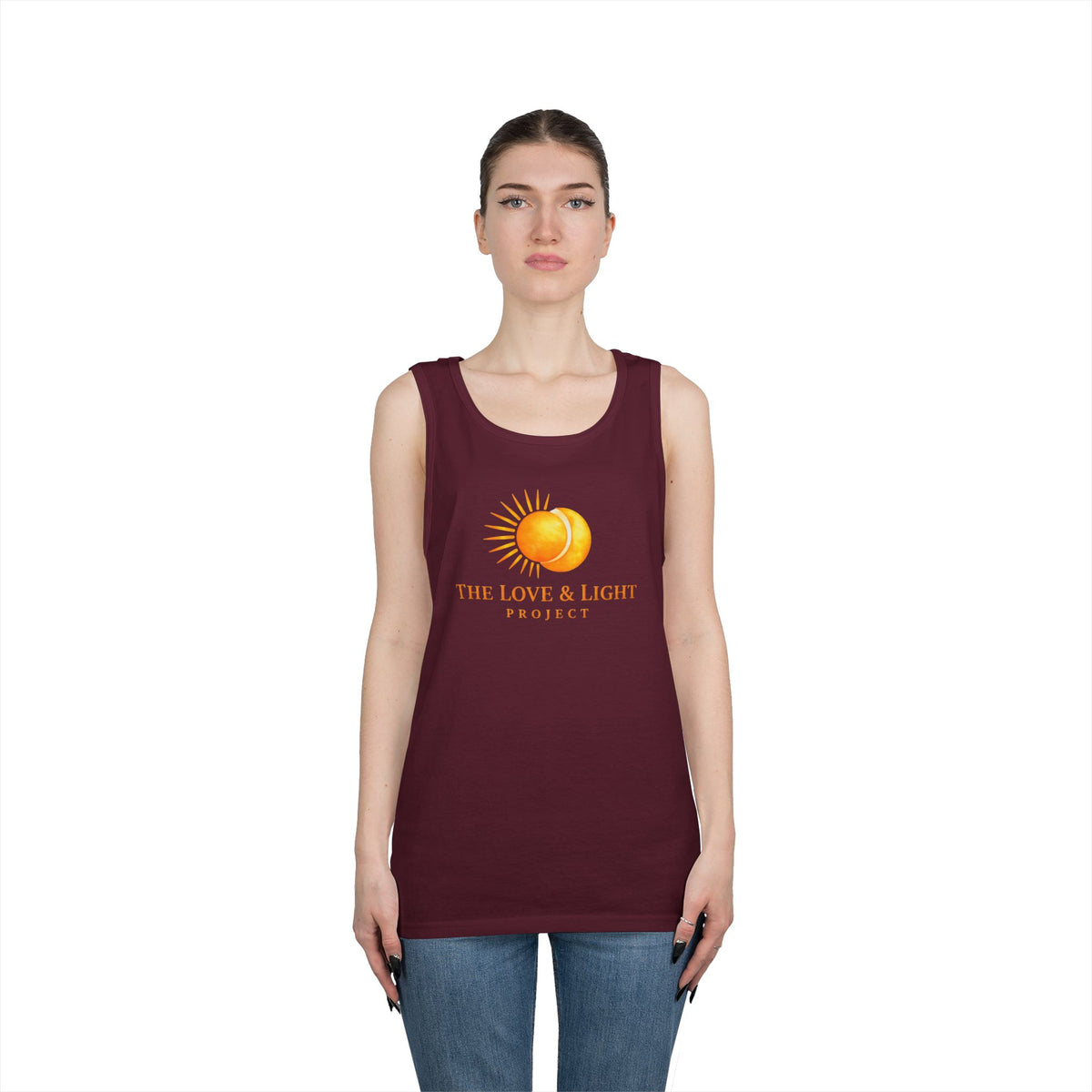 Love & Light Project Tank Top — Sunburst Logo Cotton Tank
