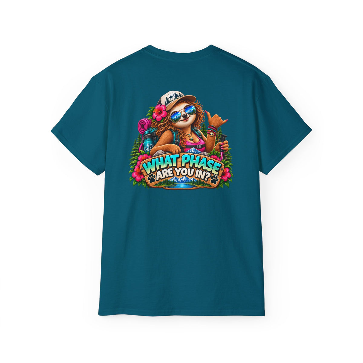 Adventure Phase Graphic Tee — "What Phase Are You In?" Beach Surf T-Shirt