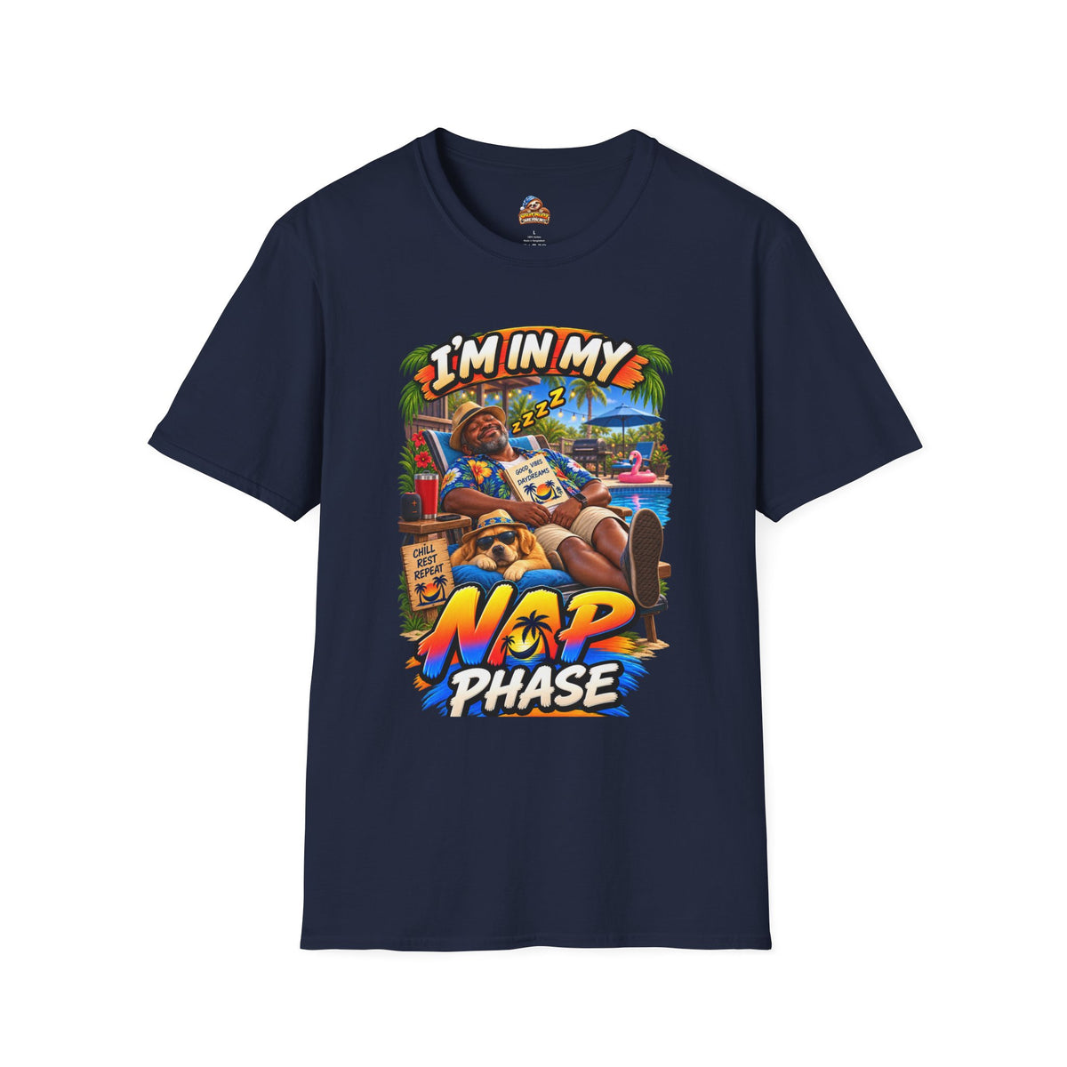 I’m in My Nap Phase Funny Poolside Lounge Graphic T-Shirt