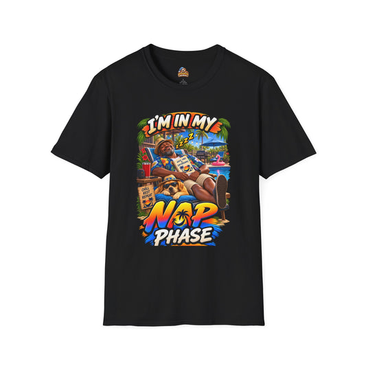 I’m in My Nap Phase Funny Poolside Lounge Graphic T-Shirt