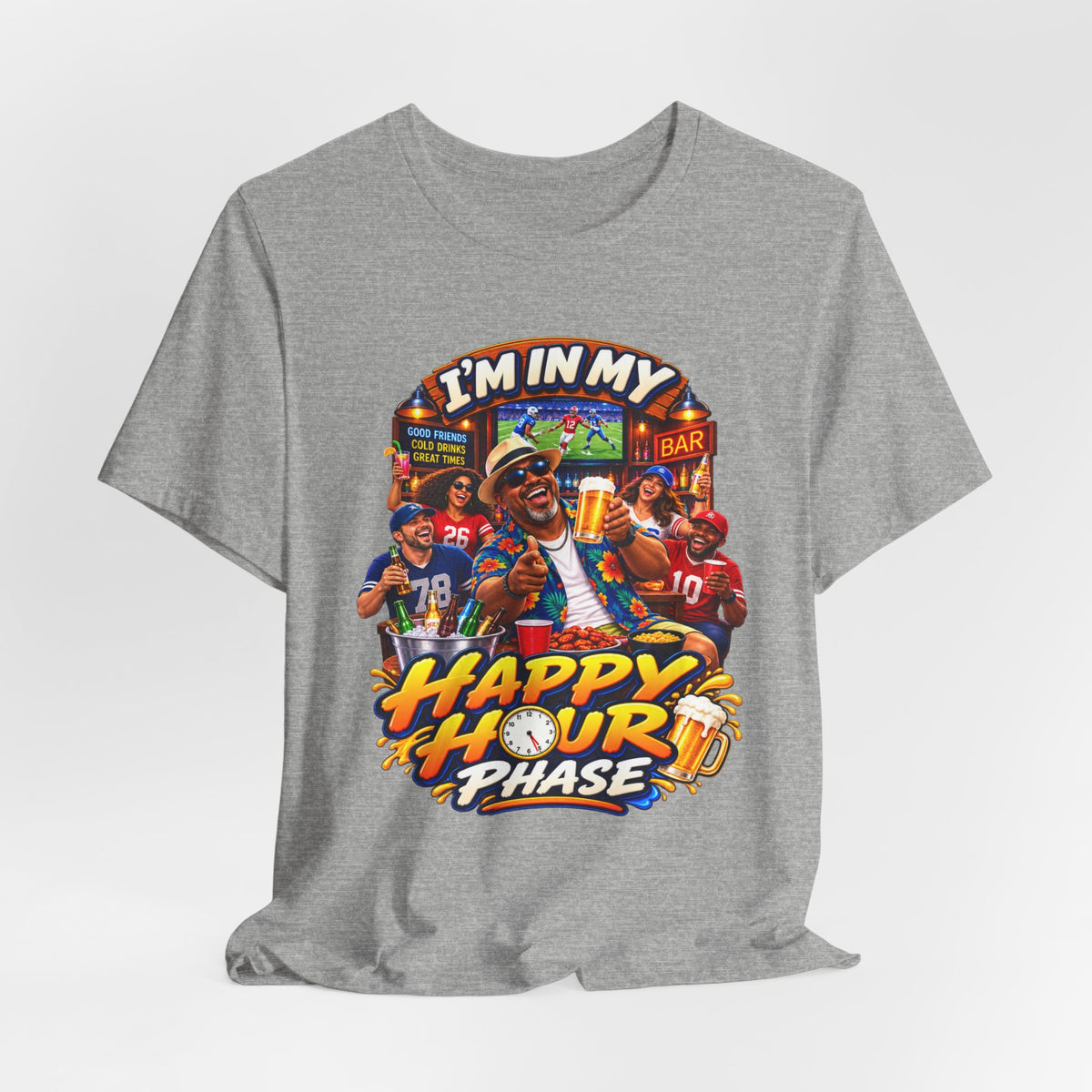 Happy Hour Phase T-Shirt — "I'm In My Happy Hour Phase" Casual Party Tee