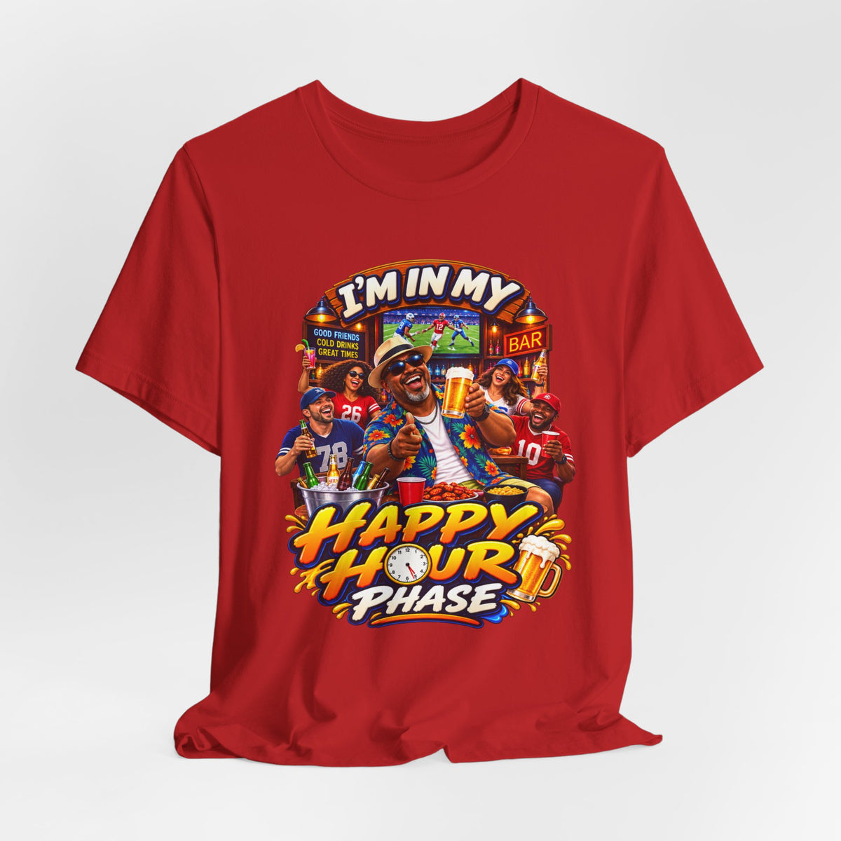Happy Hour Phase T-Shirt — "I'm In My Happy Hour Phase" Casual Party Tee