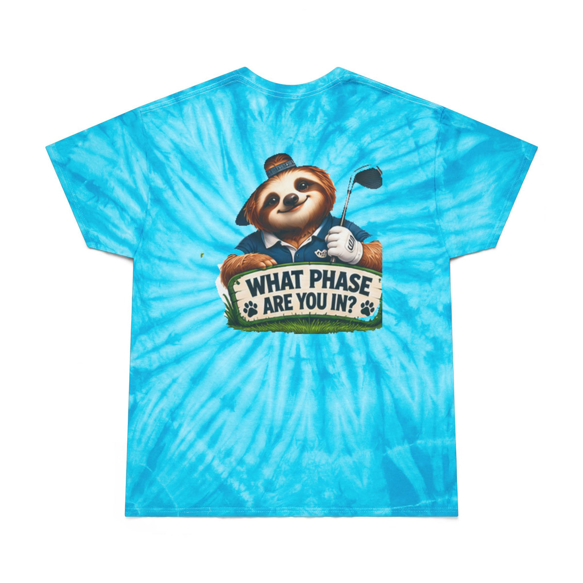 Golf Phase Tie-Dye Tee — "I'm In My Golf Phase" Graphic Shirt