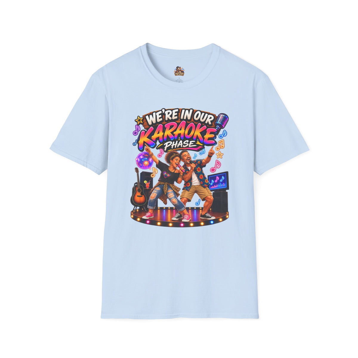 What Phase Are You In? Karaoke Sloth Graphic T-Shirt