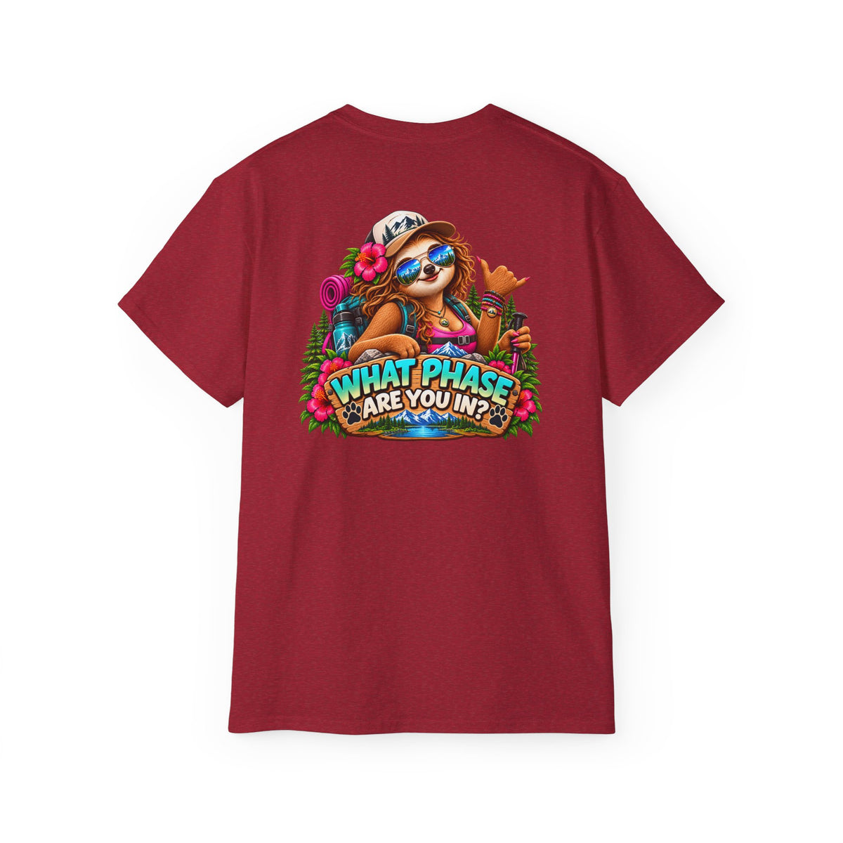 Adventure Phase Graphic Tee — "What Phase Are You In?" Beach Surf T-Shirt