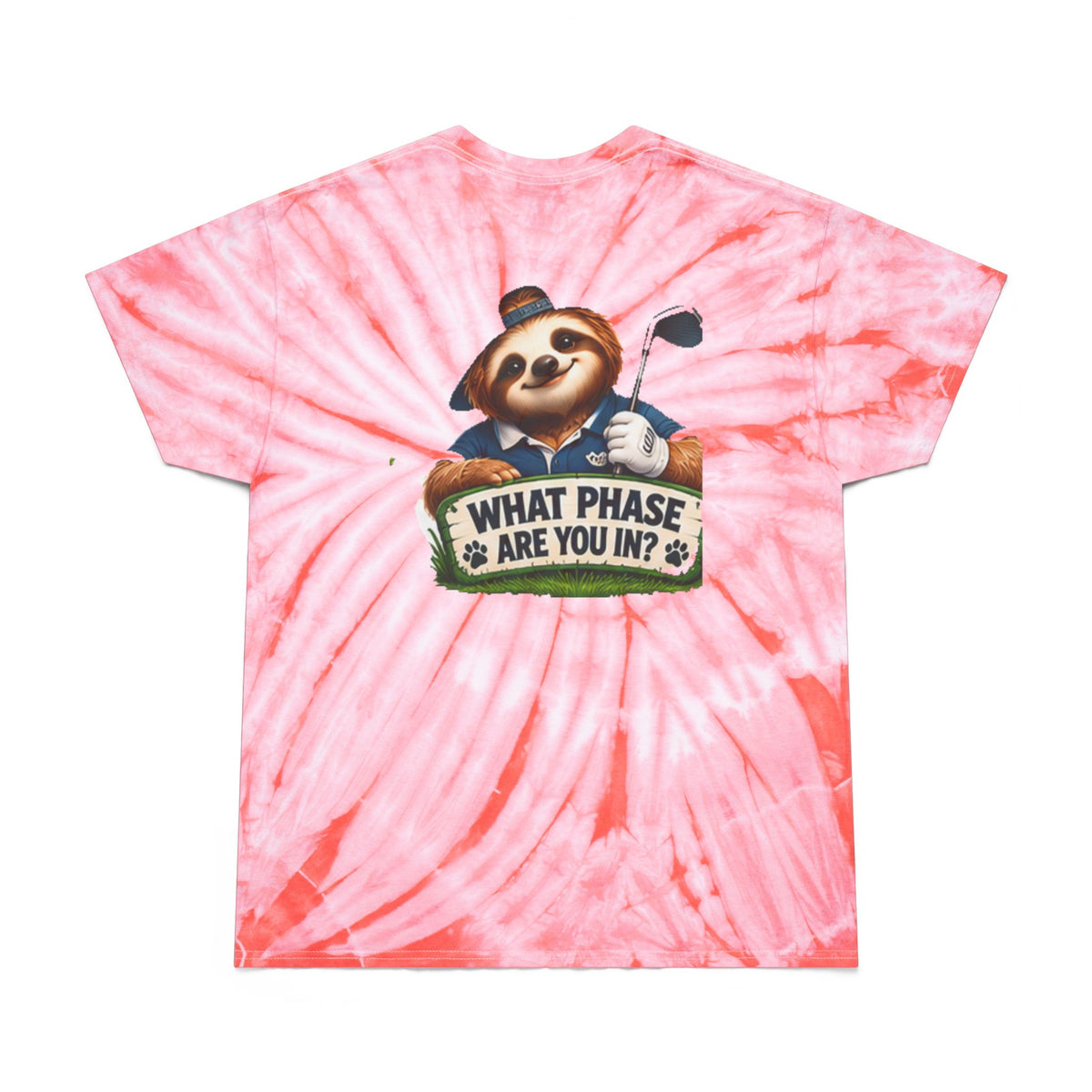I'm In My Golf Phase Tie-Dye Tee — Funny Golfing Graphic Shirt