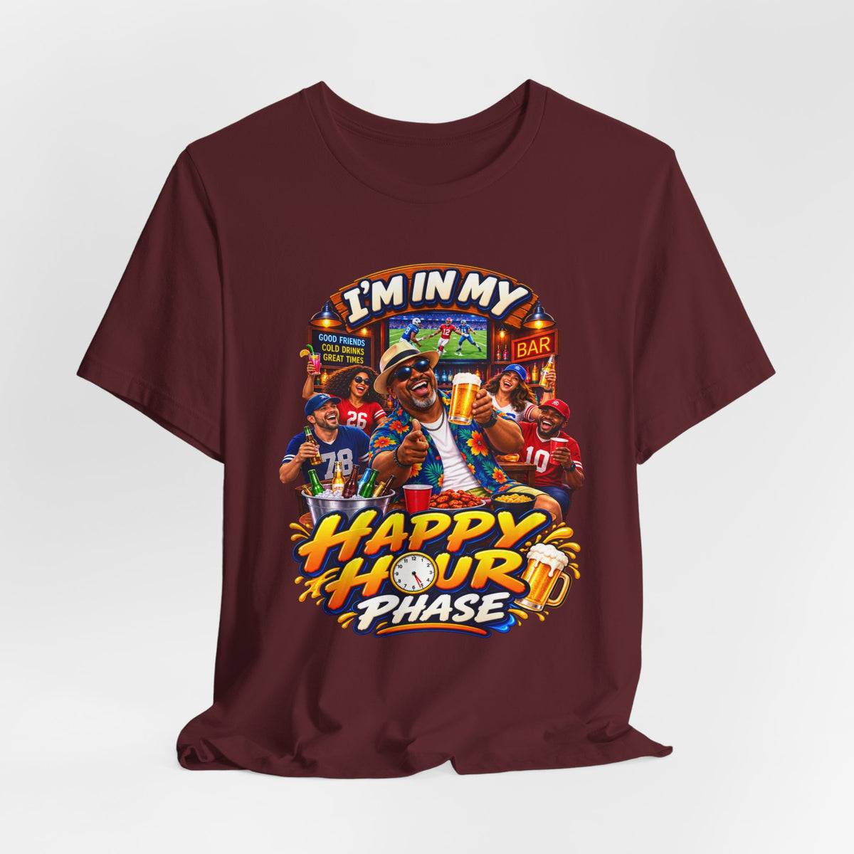 Happy Hour Phase T-Shirt — "I'm In My Happy Hour Phase" Casual Party Tee