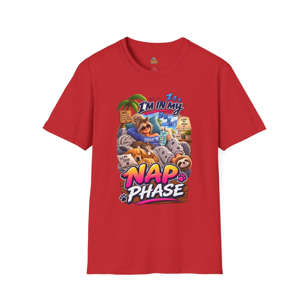 I’m in My Nap Phase Funny Cozy Nap Graphic T-Shirt