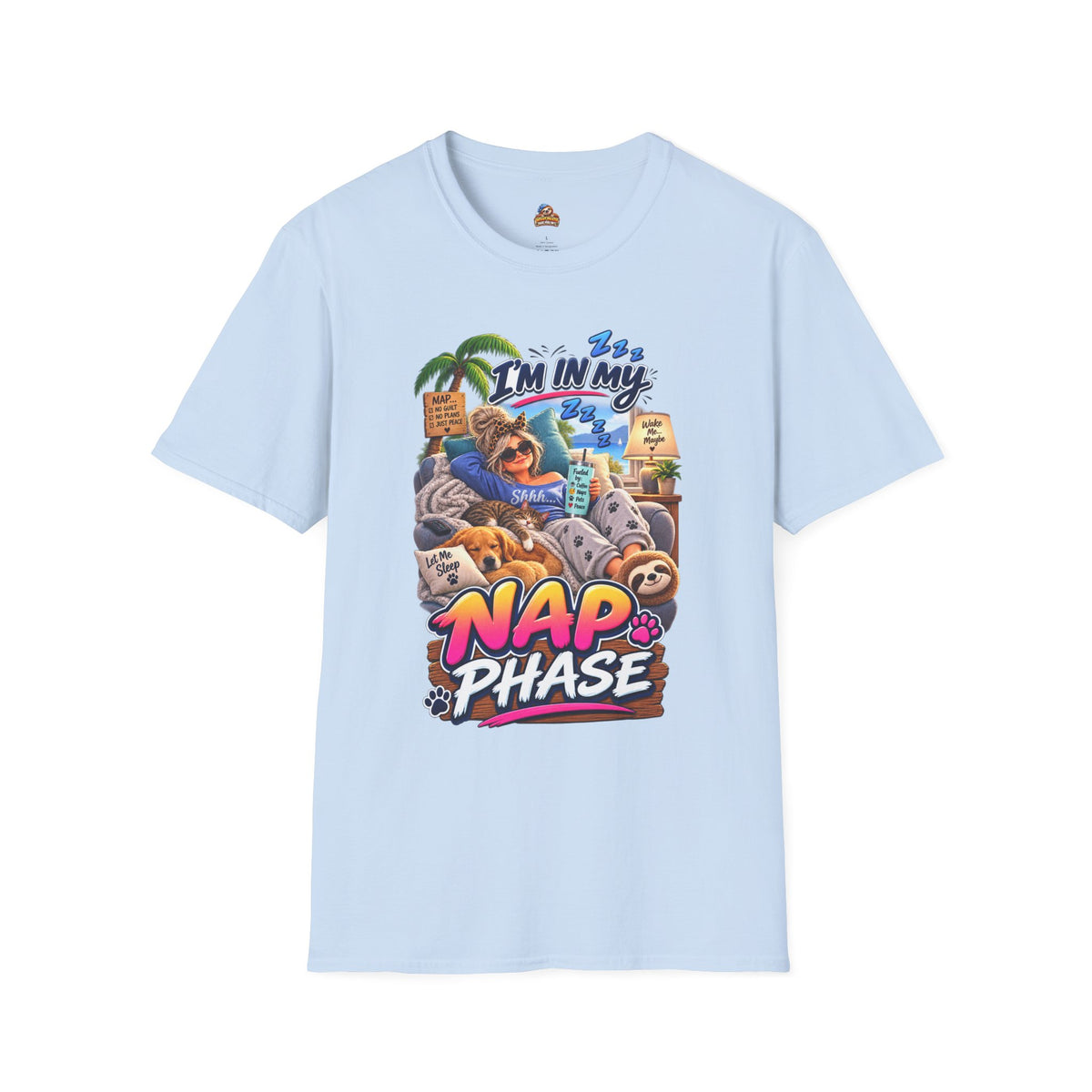 I’m in My Nap Phase Funny Cozy Nap Graphic T-Shirt