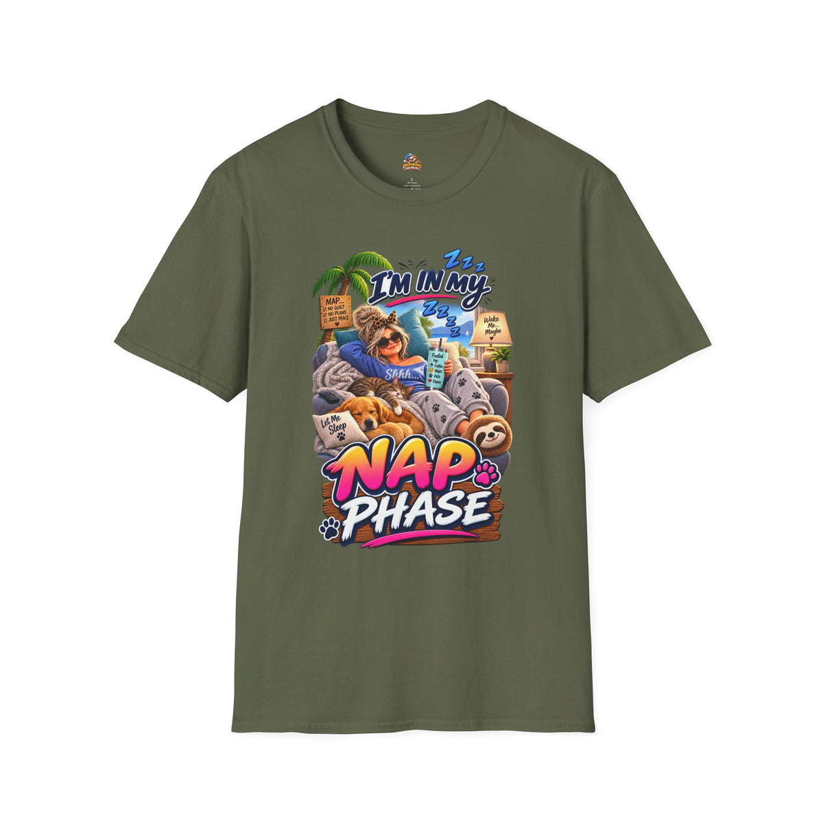 I’m in My Nap Phase Funny Cozy Nap Graphic T-Shirt