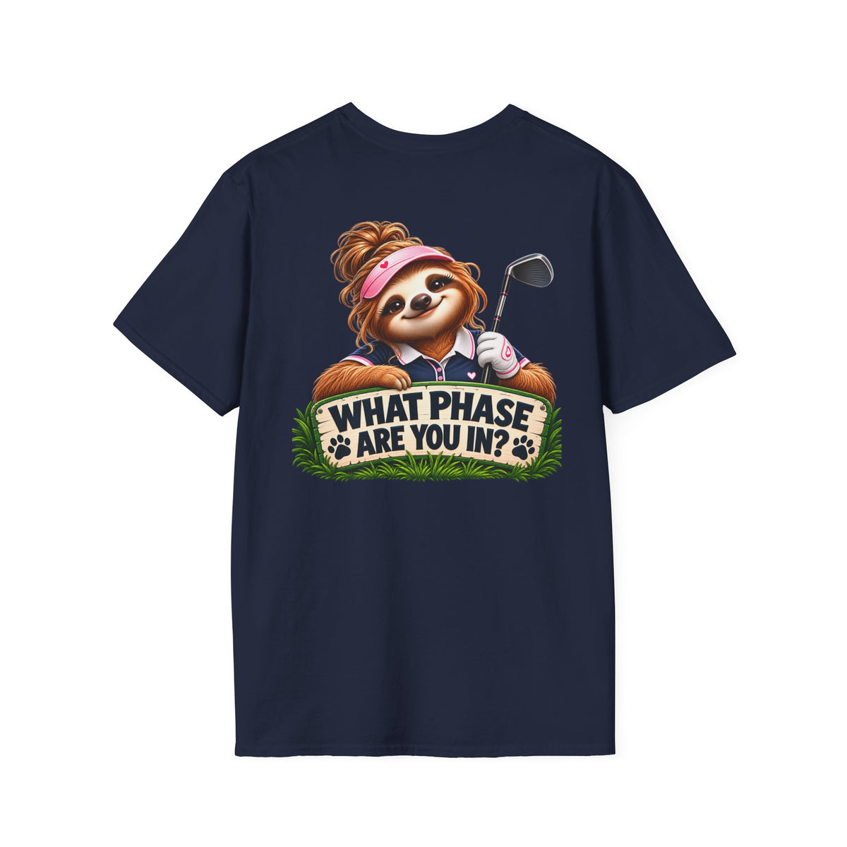 Golf T‑Shirt — "I’m In My Golf Phase" / "What Phase Are You In?" Retro Golf Graphic Tee