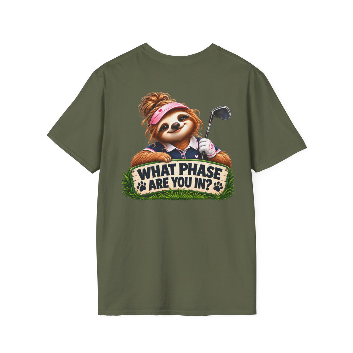 Golf T‑Shirt — "I’m In My Golf Phase" / "What Phase Are You In?" Retro Golf Graphic Tee