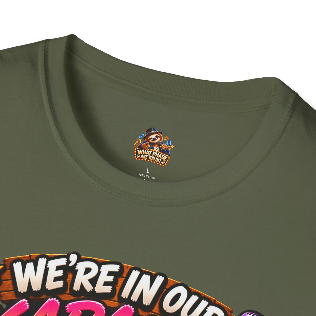 What Phase Are You In? Karaoke Sloth Graphic T-Shirt