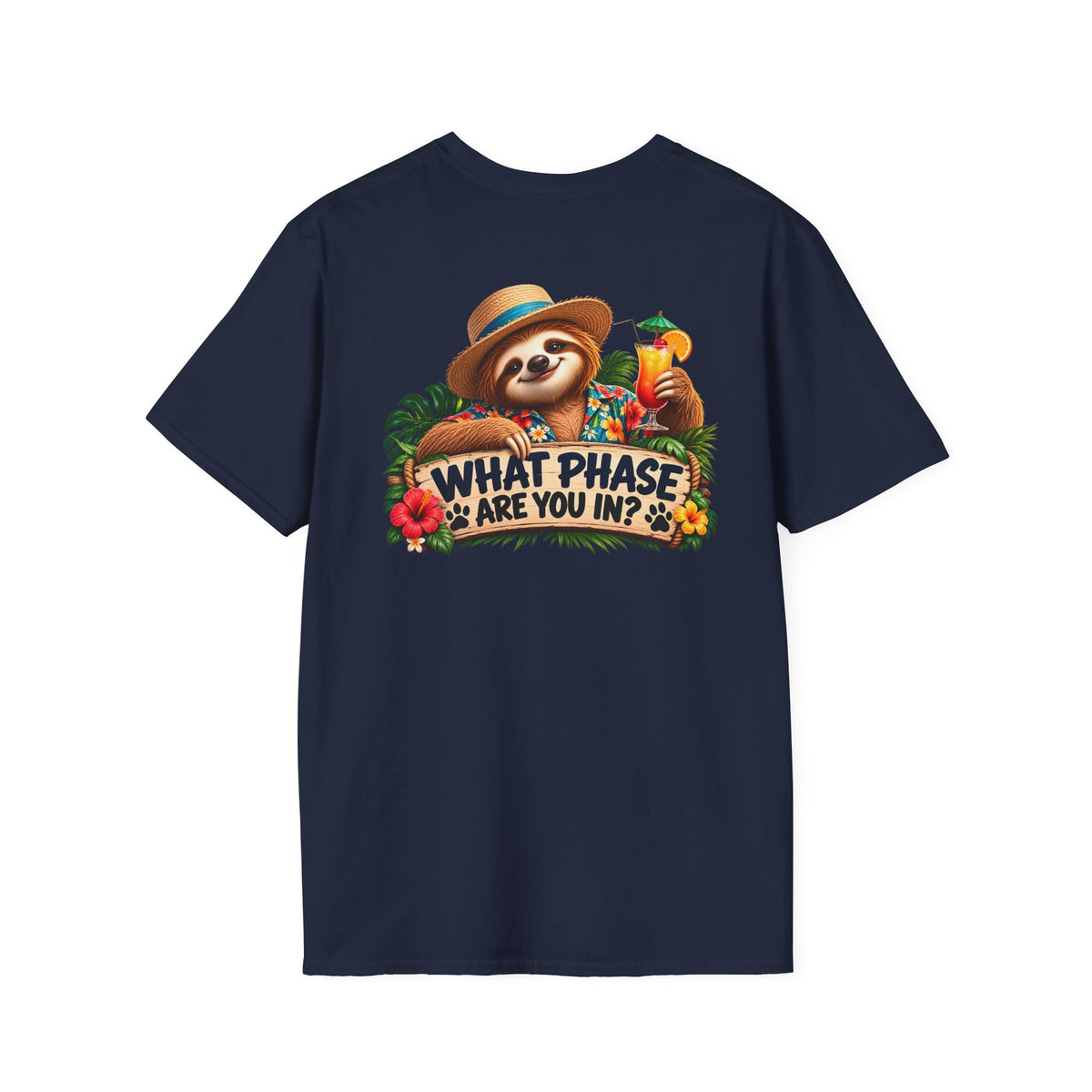 Cruise Phase T-Shirt – "We Are In Our Cruise Phase" Sloth Vacation Tee
