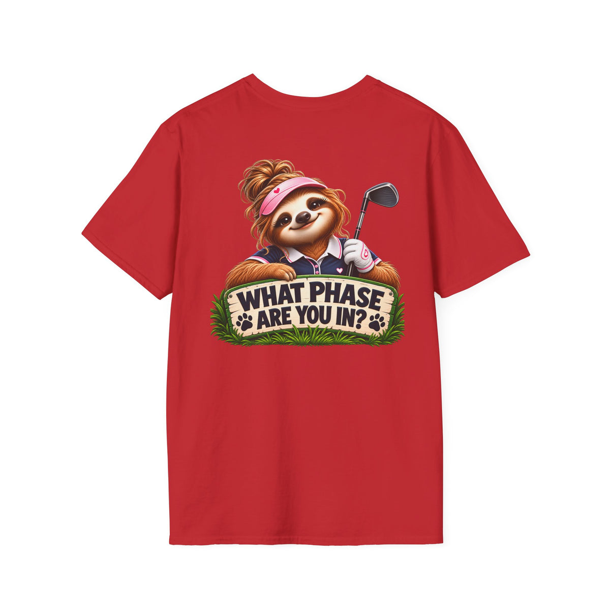 Golf T‑Shirt — "I’m In My Golf Phase" / "What Phase Are You In?" Retro Golf Graphic Tee