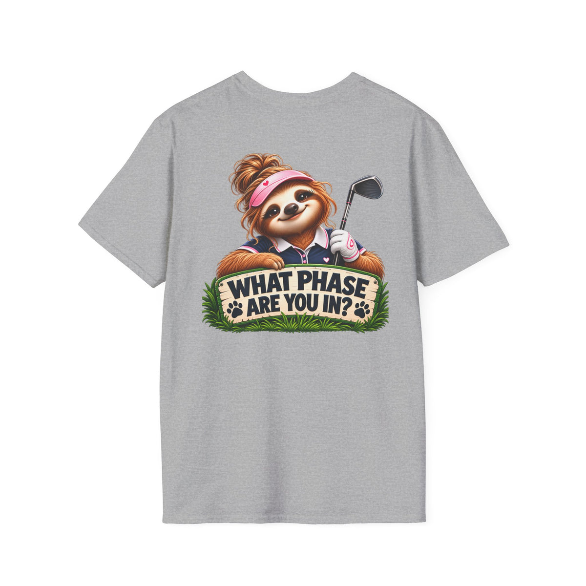 Golf T‑Shirt — "I’m In My Golf Phase" / "What Phase Are You In?" Retro Golf Graphic Tee