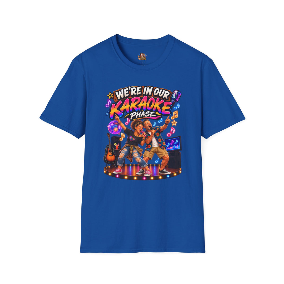 What Phase Are You In? Karaoke Sloth Graphic T-Shirt