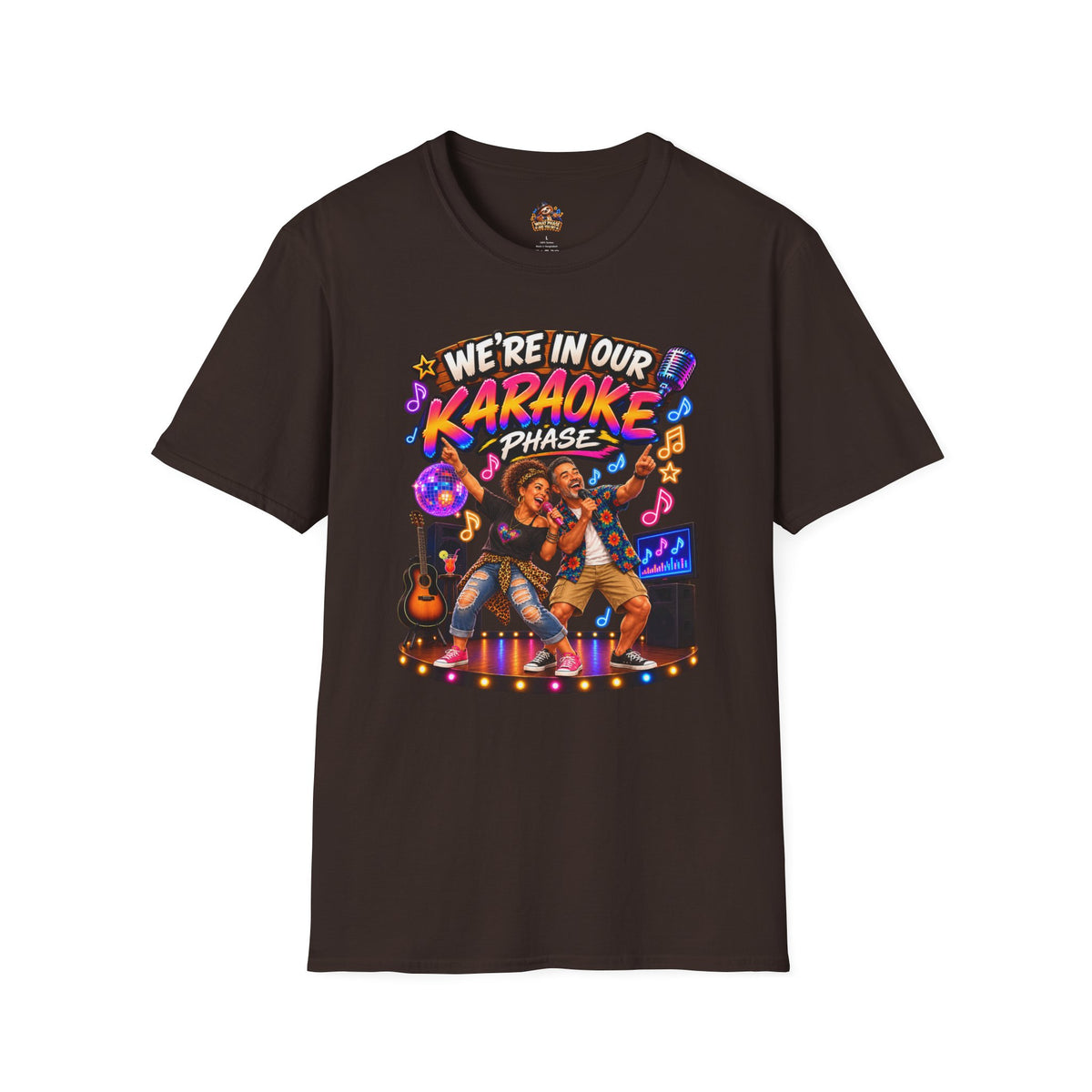 What Phase Are You In? Karaoke Sloth Graphic T-Shirt