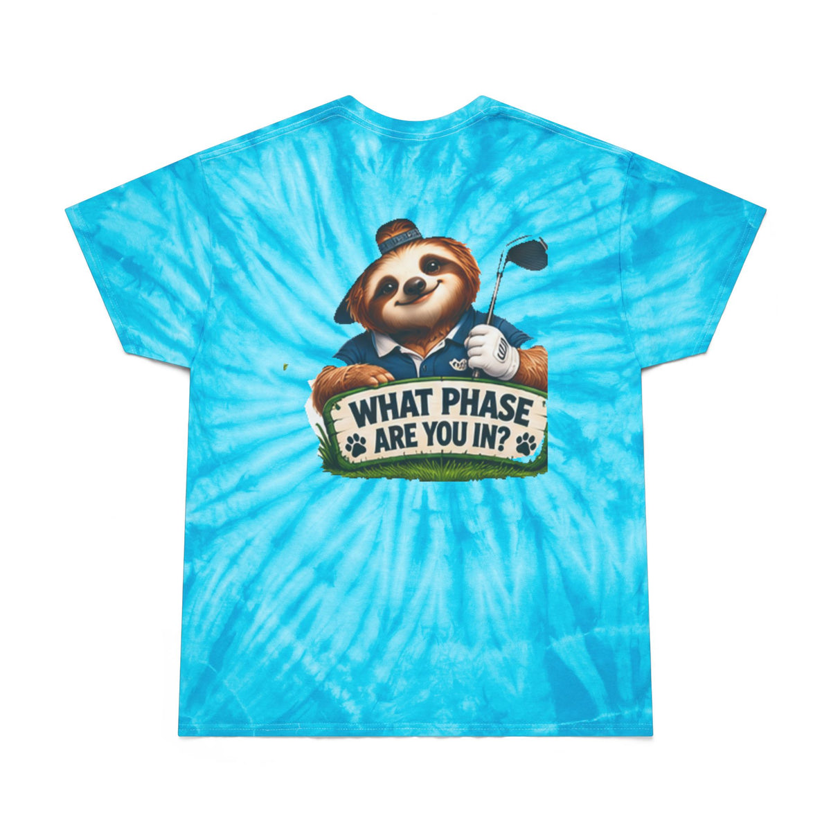 Golf Phase Tie-Dye Tee — "I'm In My Golf Phase" Graphic Shirt