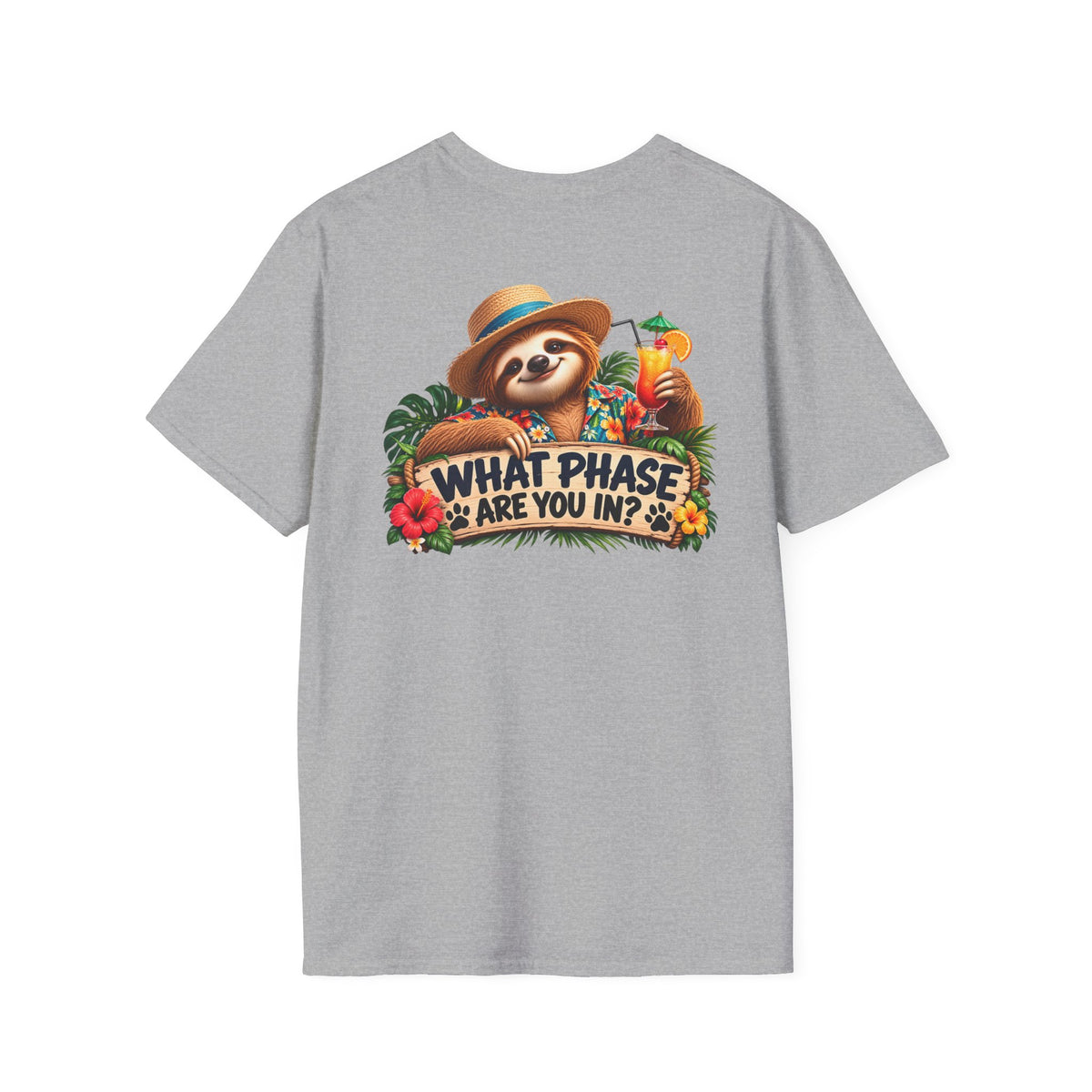 Cruise Phase T-Shirt – "We Are In Our Cruise Phase" Sloth Vacation Tee