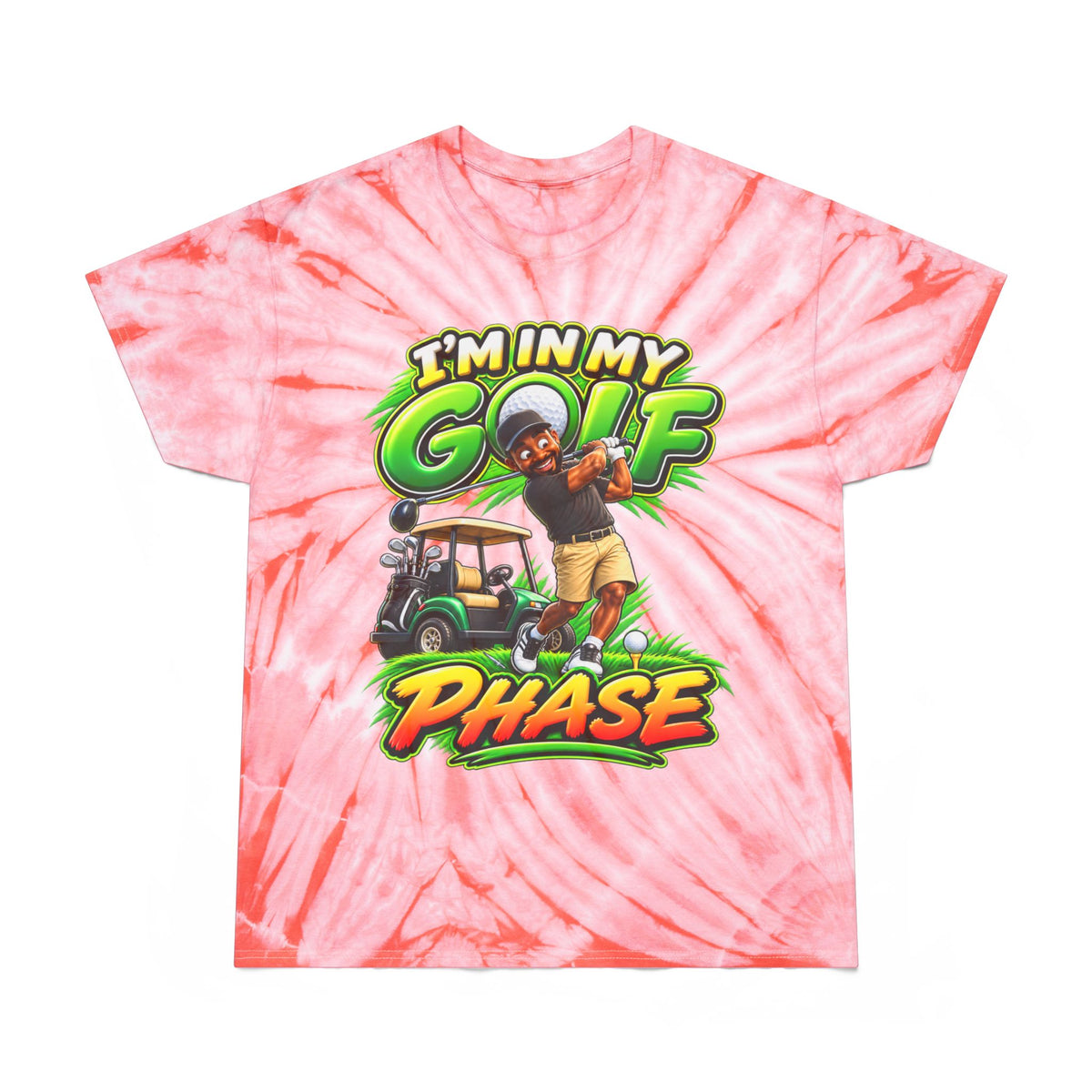 Golf Phase Tie-Dye Tee — "I'm In My Golf Phase" Graphic Shirt