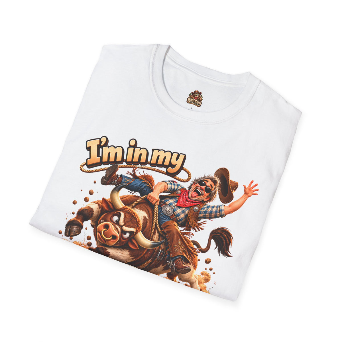 I’m in My Cowboy Phase Funny Bull Riding Graphic T-Shirt