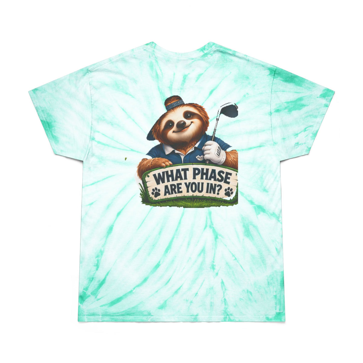 Golf Phase Tie-Dye Tee — "I'm In My Golf Phase" Graphic Shirt