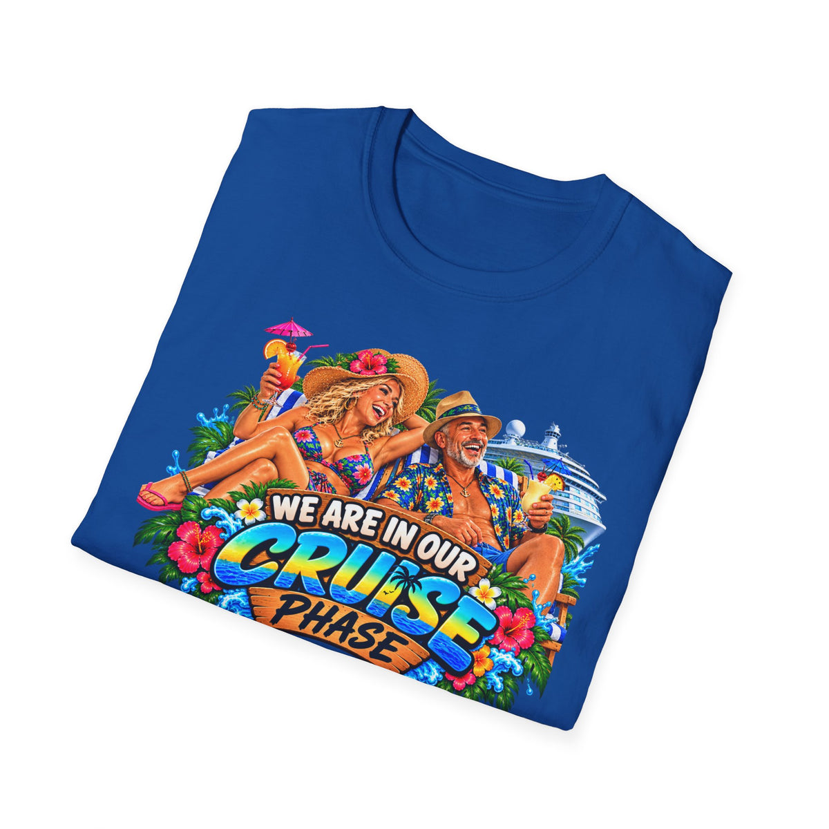 Cruise Phase T-Shirt – "We Are In Our Cruise Phase" Sloth Vacation Tee