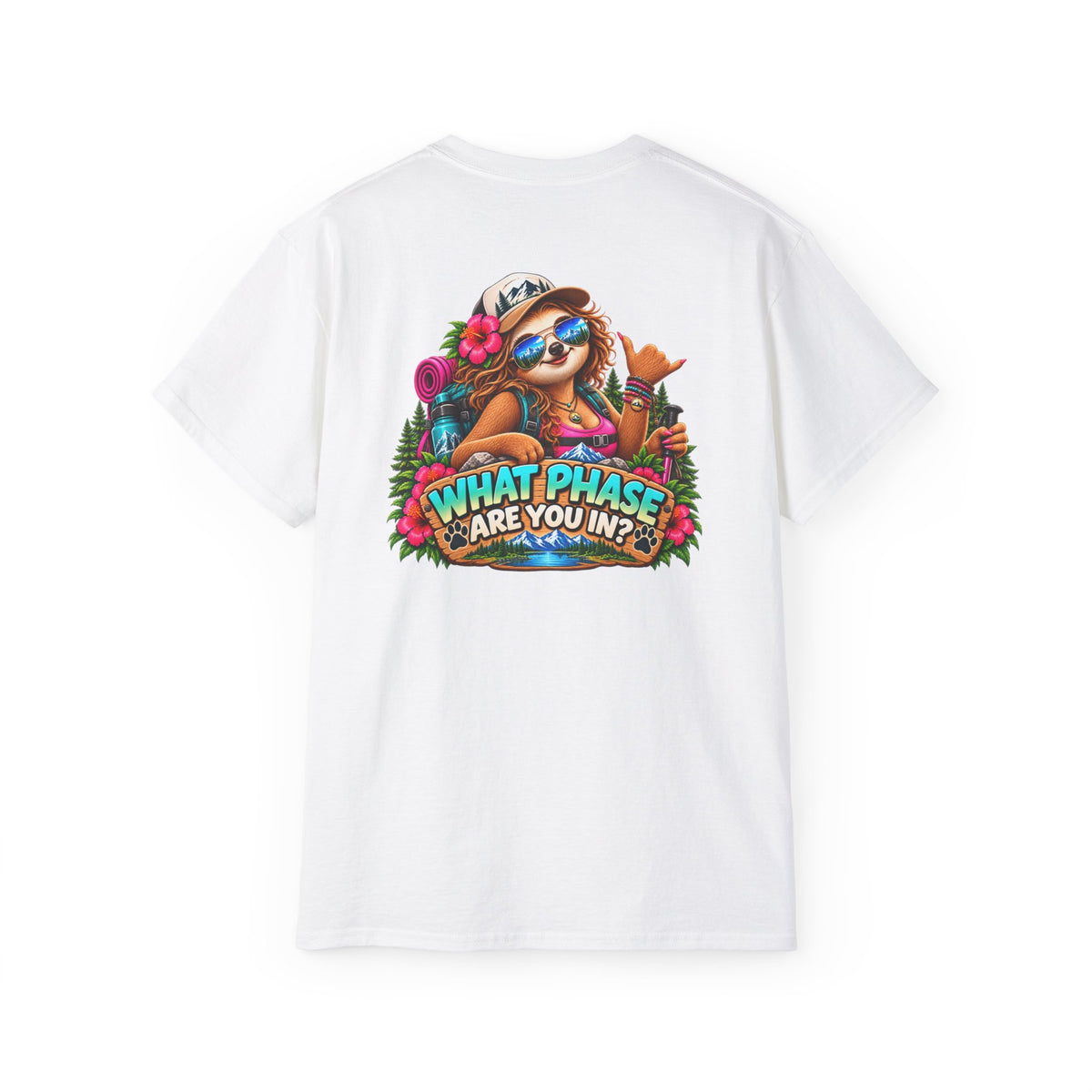 Adventure Phase Graphic Tee — "What Phase Are You In?" Beach Surf T-Shirt