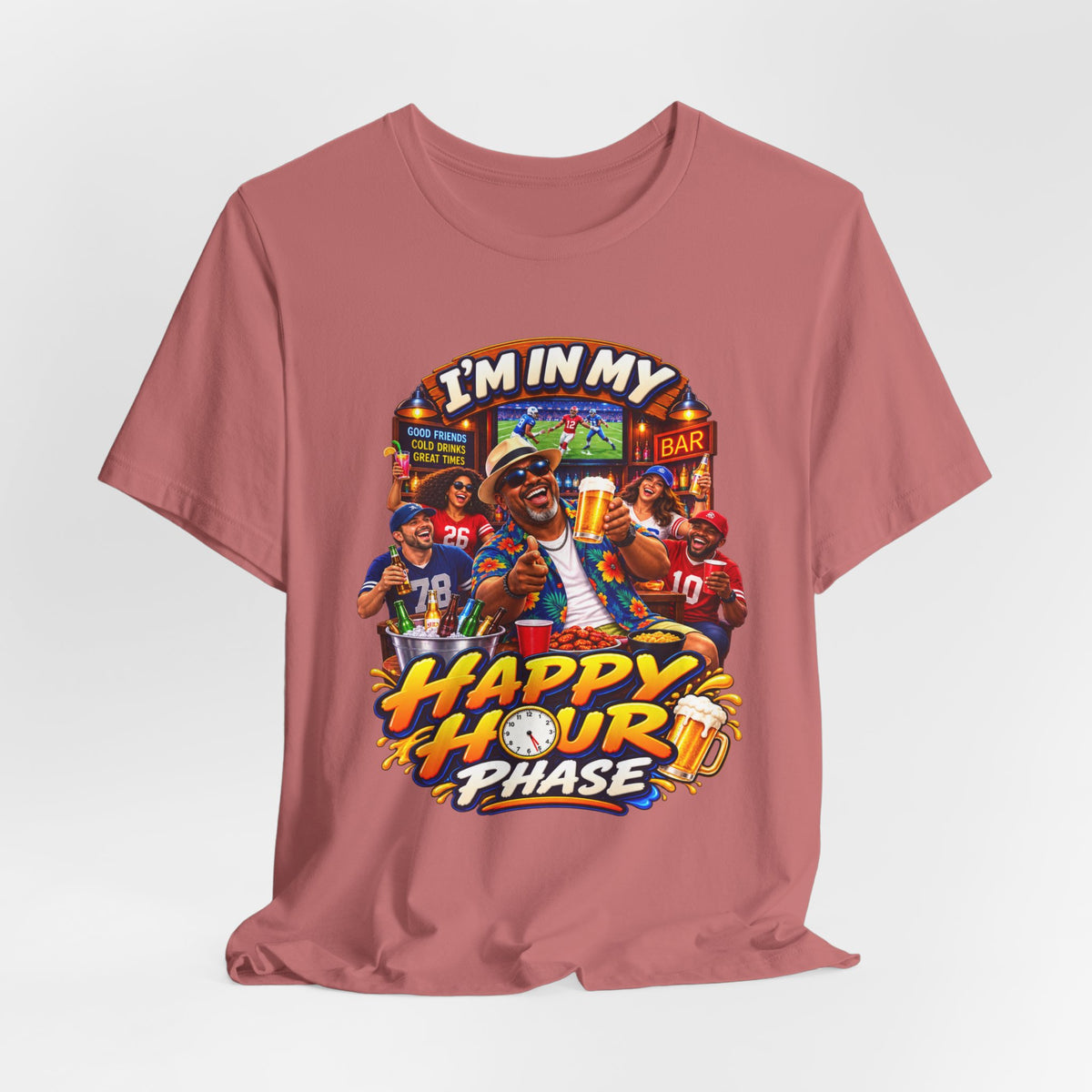 Happy Hour Phase T-Shirt — "I'm In My Happy Hour Phase" Casual Party Tee