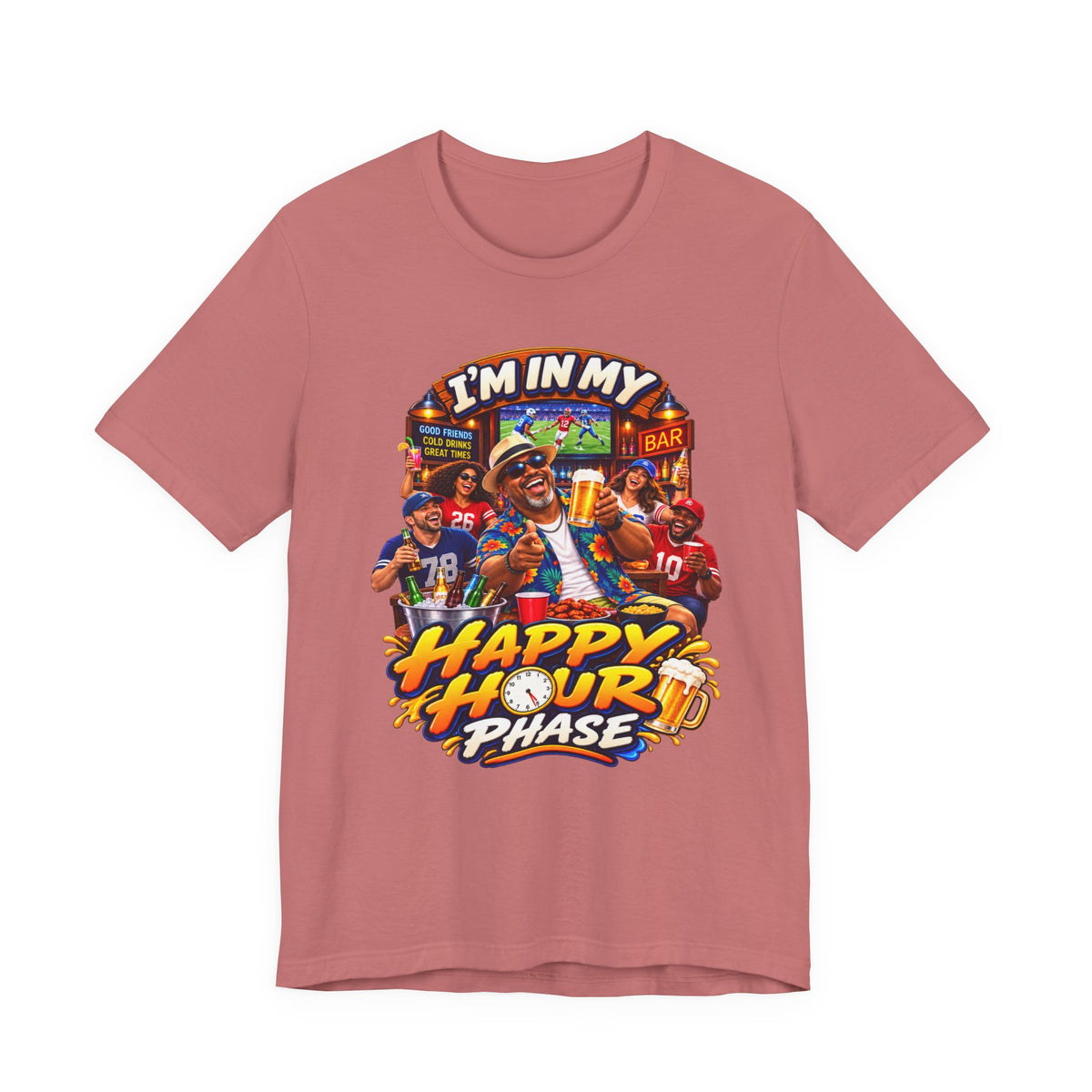 Happy Hour Phase T-Shirt — "I'm In My Happy Hour Phase" Casual Party Tee