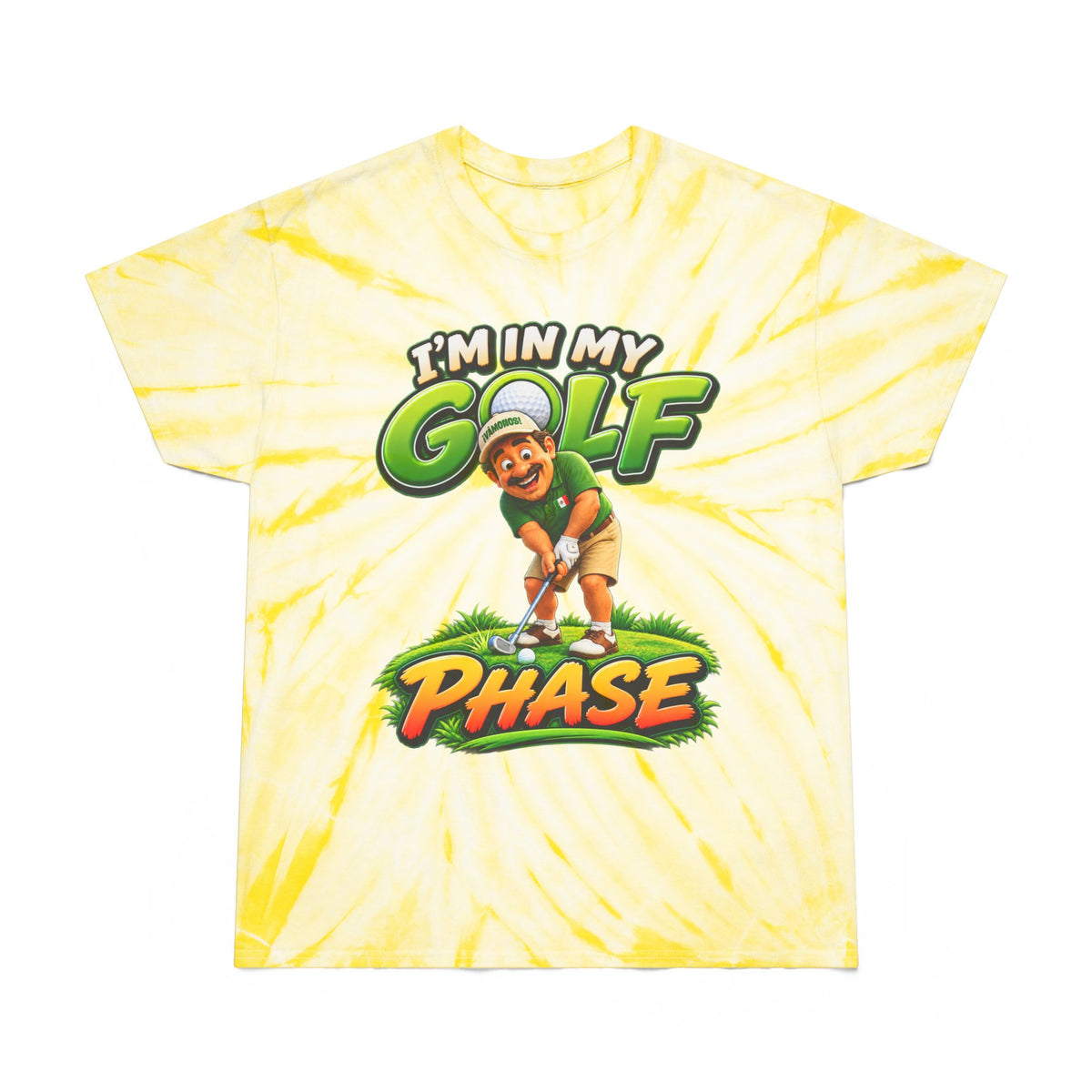 Golf Phase Tie-Dye Tee — "I'm In My Golf Phase" Graphic Shirt