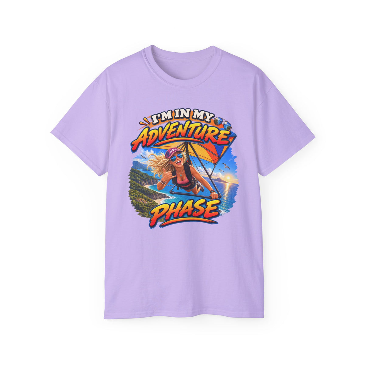 Adventure Phase Graphic Tee — "What Phase Are You In?" Beach Surf T-Shirt