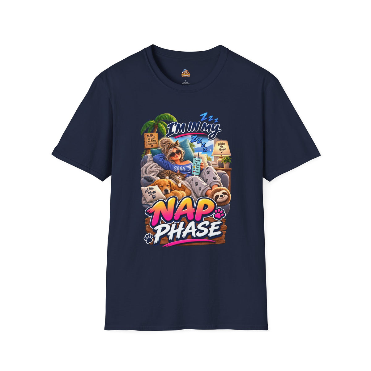 I’m in My Nap Phase Funny Cozy Nap Graphic T-Shirt