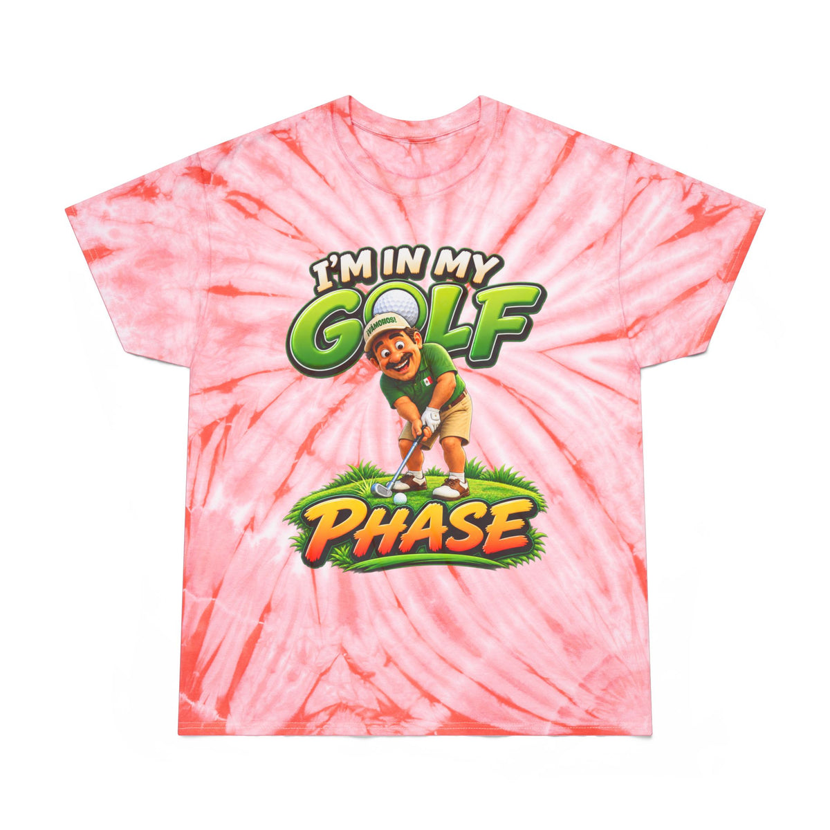Golf Phase Tie-Dye Tee — "I'm In My Golf Phase" Graphic Shirt