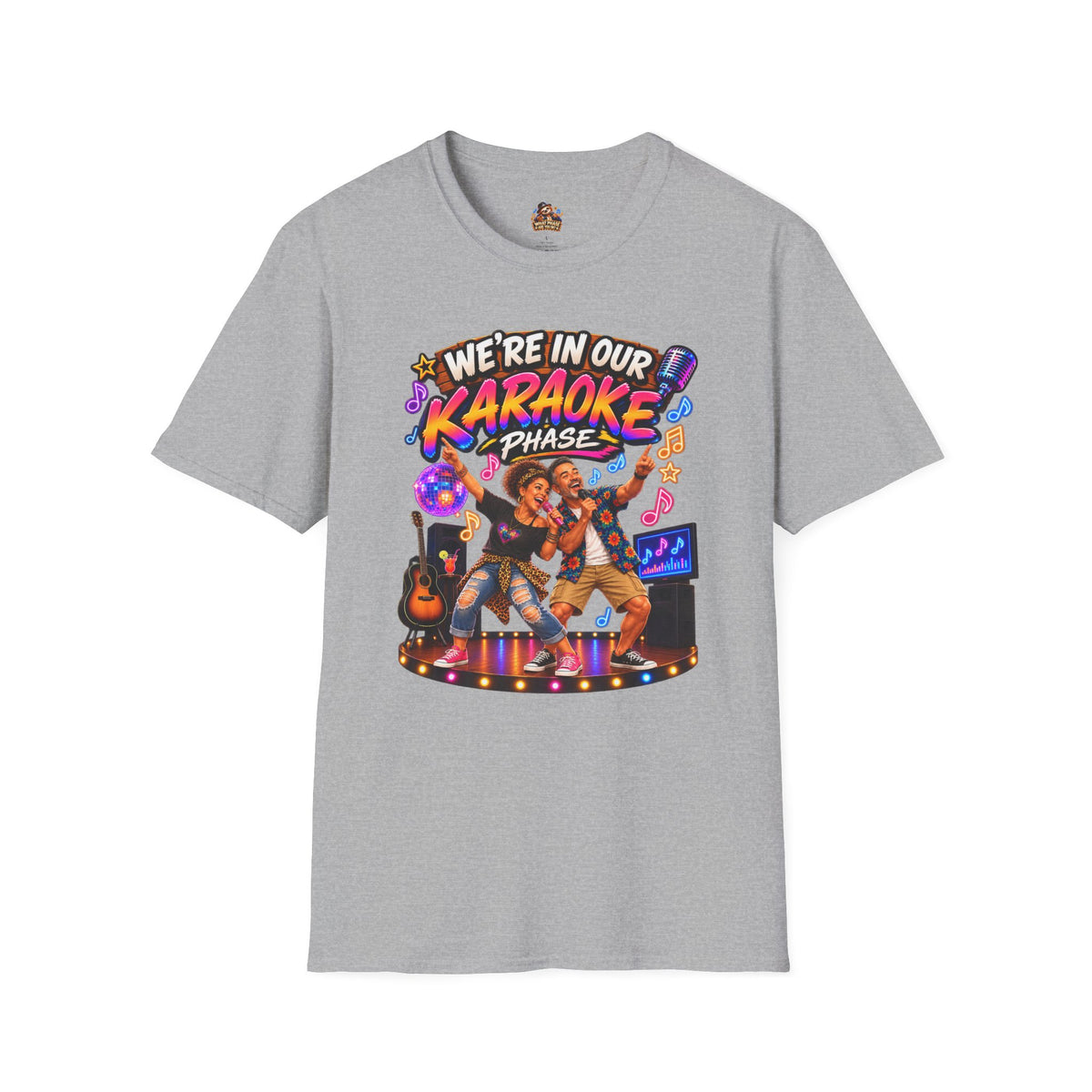 What Phase Are You In? Karaoke Sloth Graphic T-Shirt