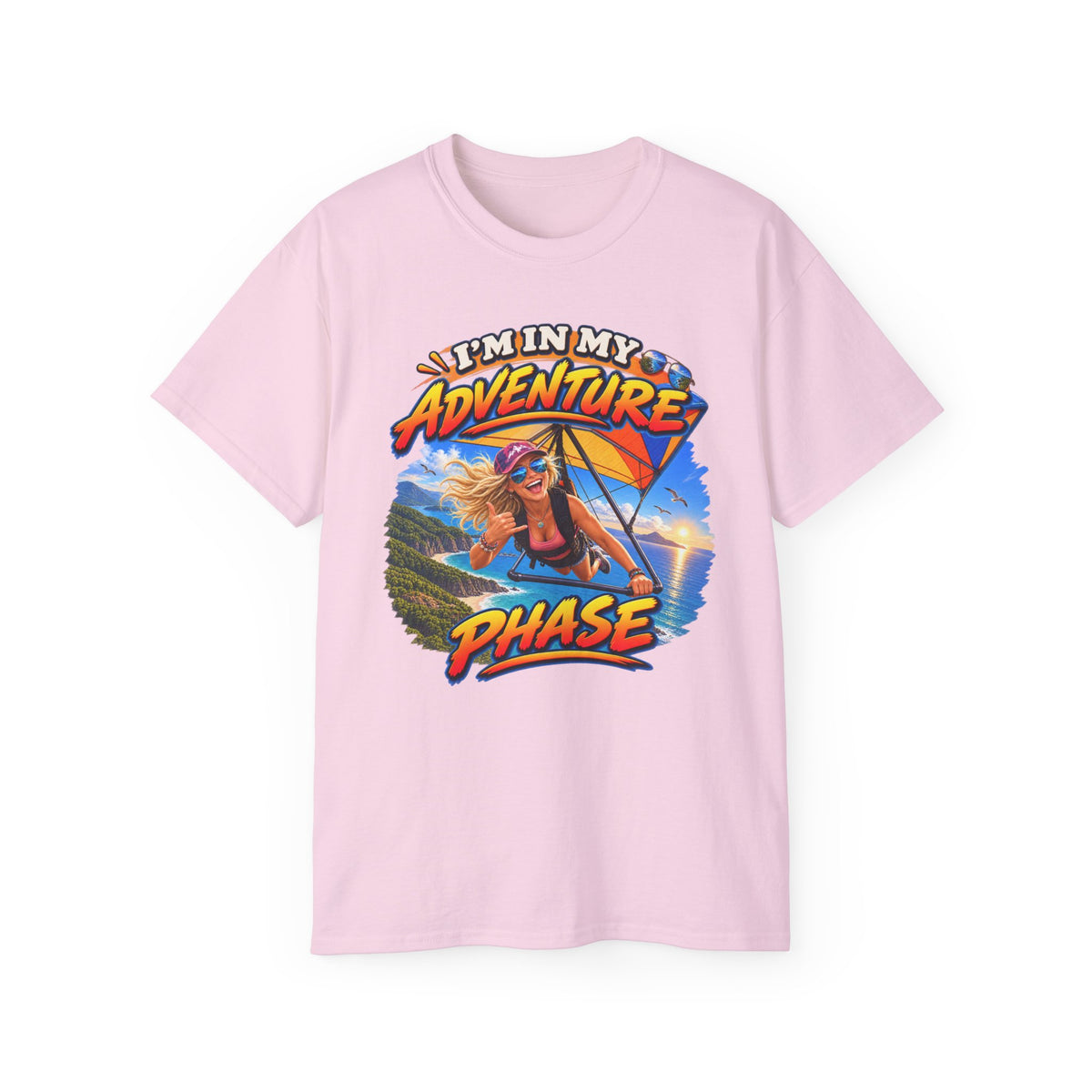 Adventure Phase Graphic Tee — "What Phase Are You In?" Beach Surf T-Shirt