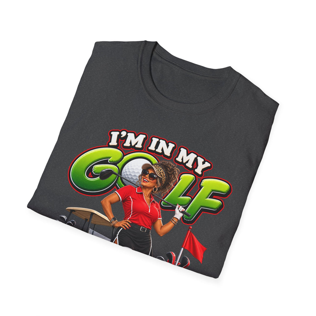 Golf T‑Shirt — "I’m In My Golf Phase" / "What Phase Are You In?" Retro Golf Graphic Tee