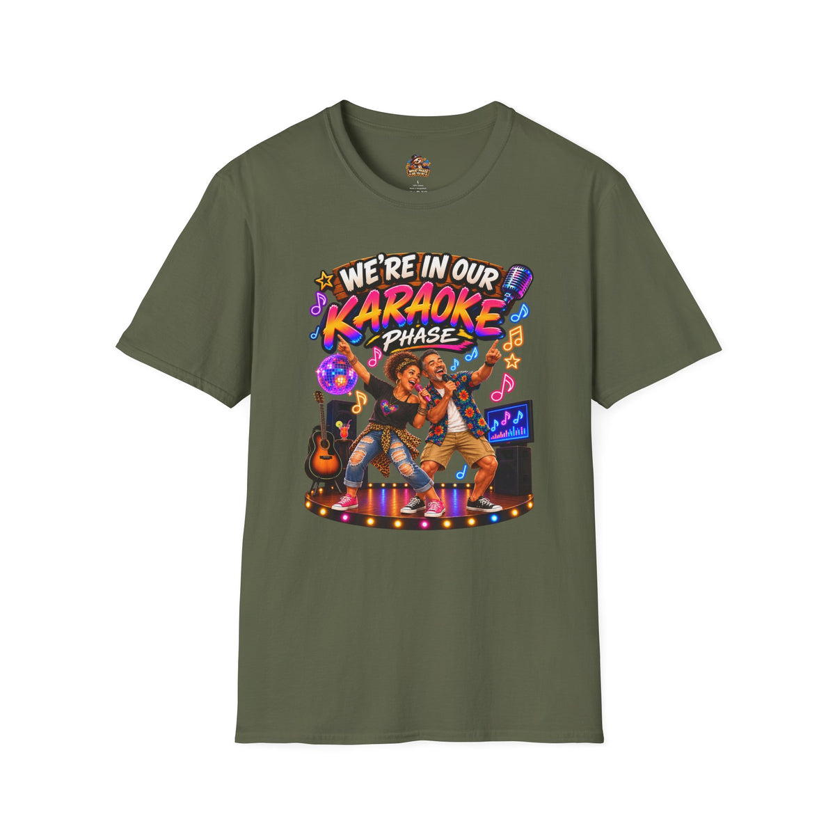 What Phase Are You In? Karaoke Sloth Graphic T-Shirt