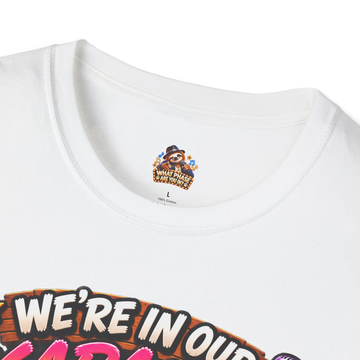 What Phase Are You In? Karaoke Sloth Graphic T-Shirt