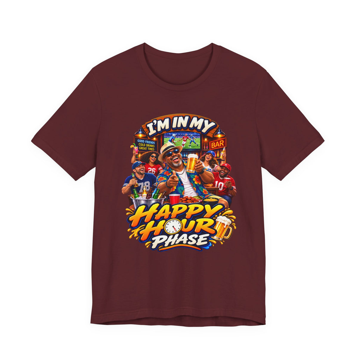 Happy Hour Phase T-Shirt — "I'm In My Happy Hour Phase" Casual Party Tee