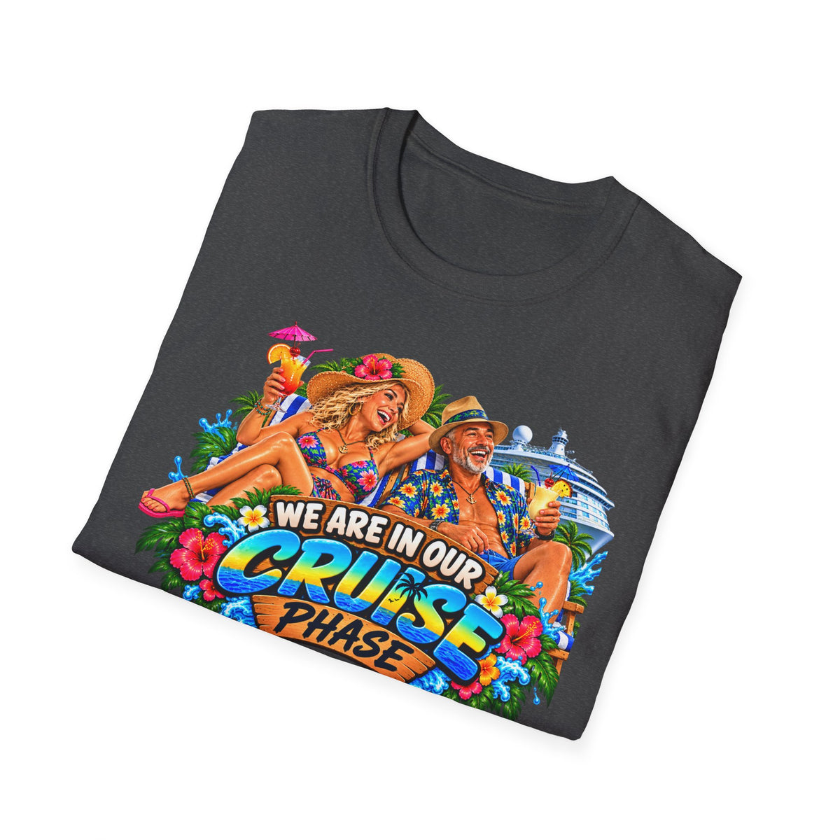 Cruise Phase T-Shirt – "We Are In Our Cruise Phase" Sloth Vacation Tee