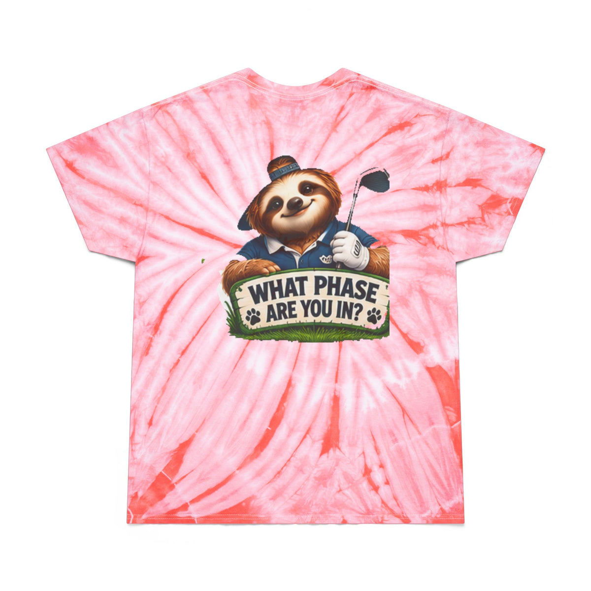 Golf Phase Tie-Dye Tee — "I'm In My Golf Phase" Graphic Shirt