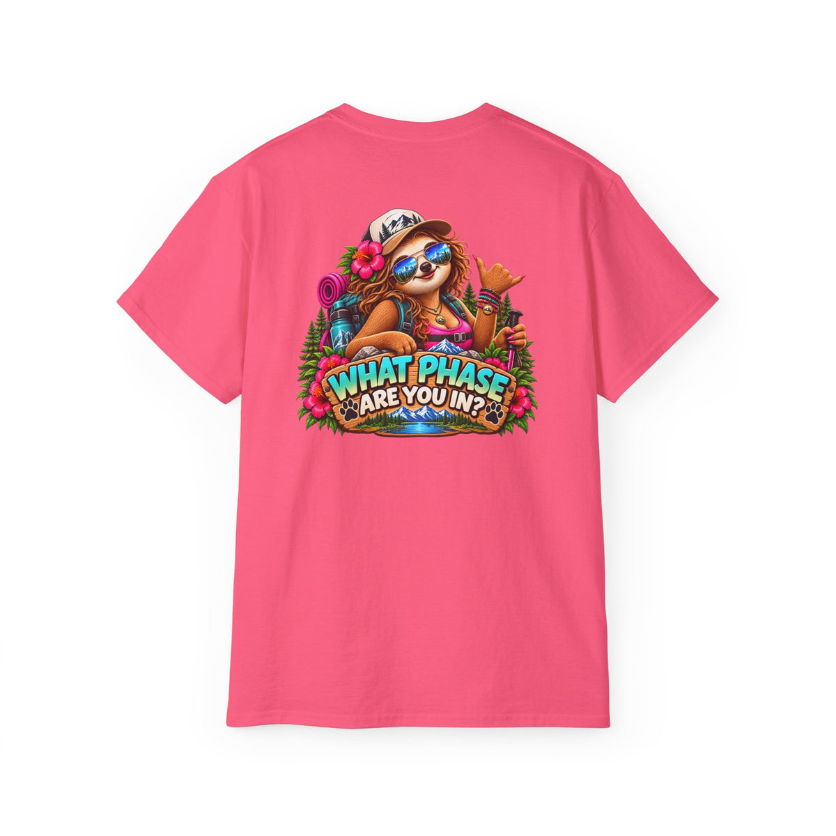 Adventure Phase Graphic Tee — "What Phase Are You In?" Beach Surf T-Shirt